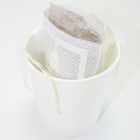 開封のいらないドリップコーヒーバッグ加工