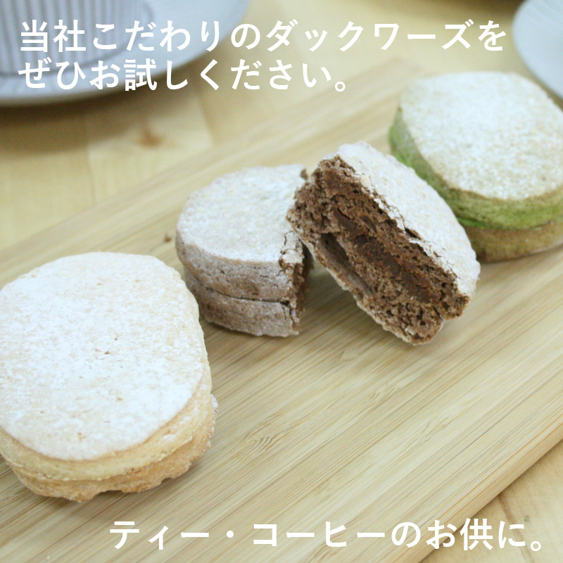 チョコレートダックワーズ(菓子製造OEM)